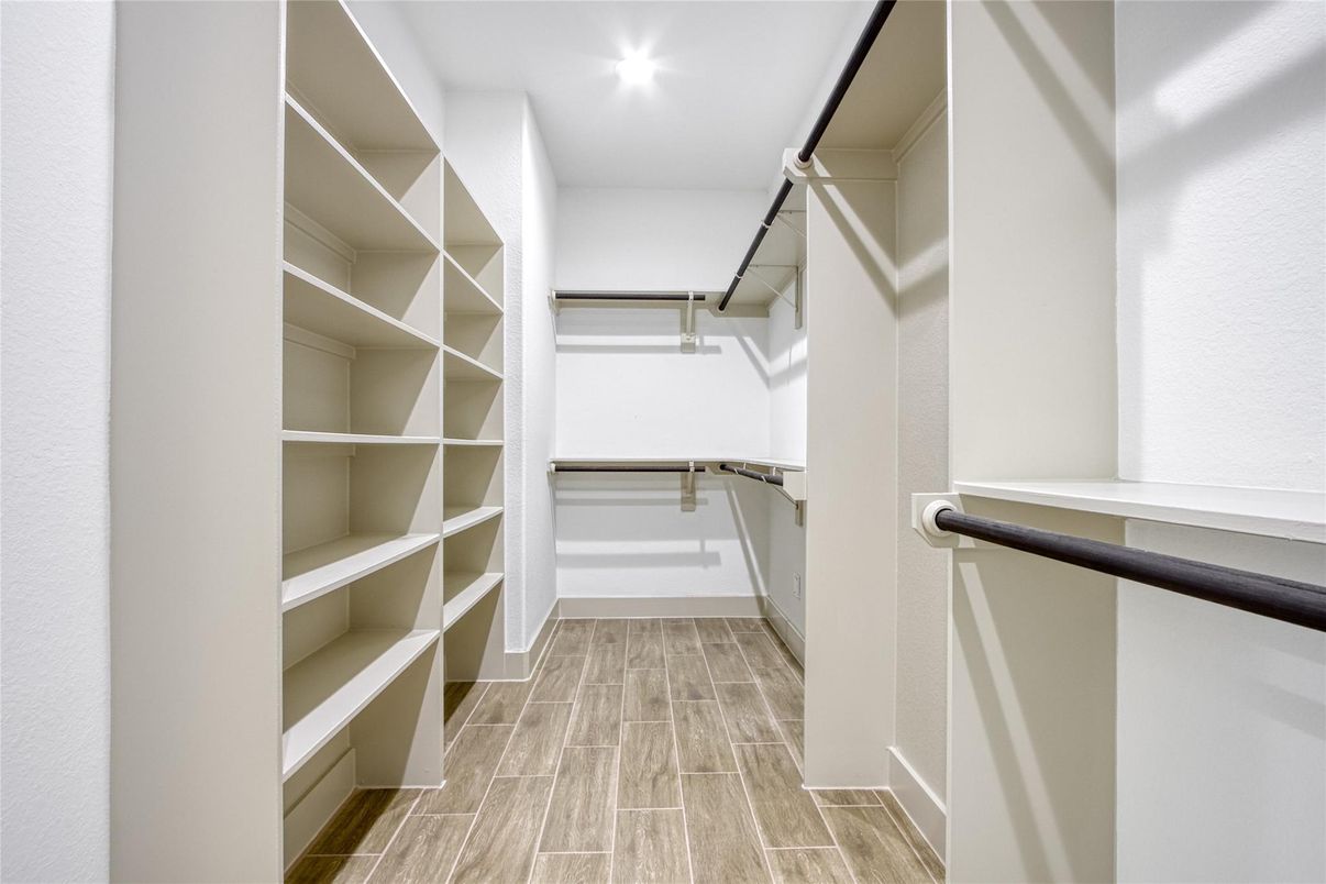 Interior, Recessed Lighting, Walk-in Closets, Wood Texture Flooring