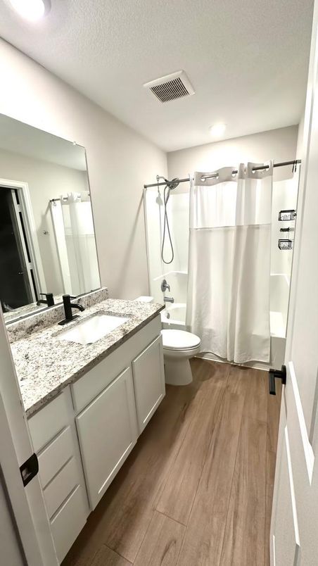 Bathroom, Interior, Wood Texture Flooring