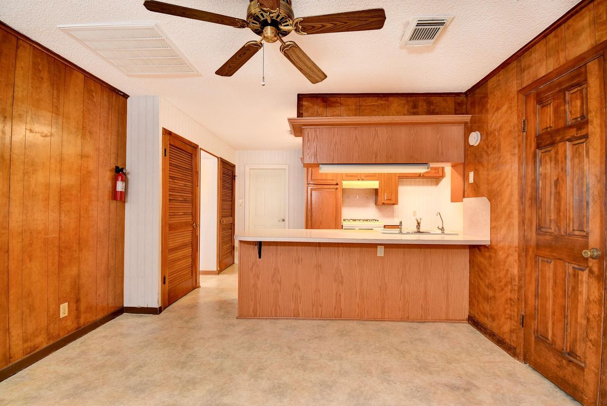 Interior, Kitchen, Wooden Walls