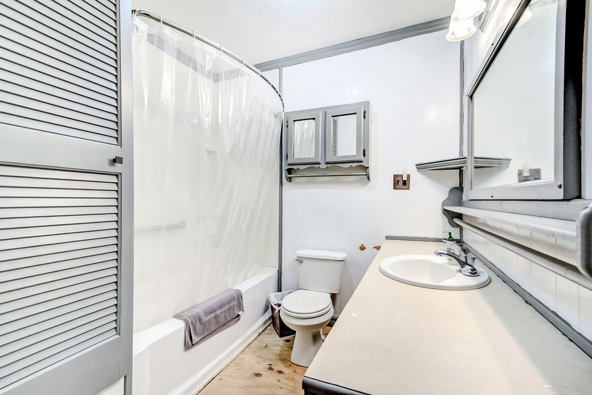 Bathroom, Interior, Wood Texture Flooring