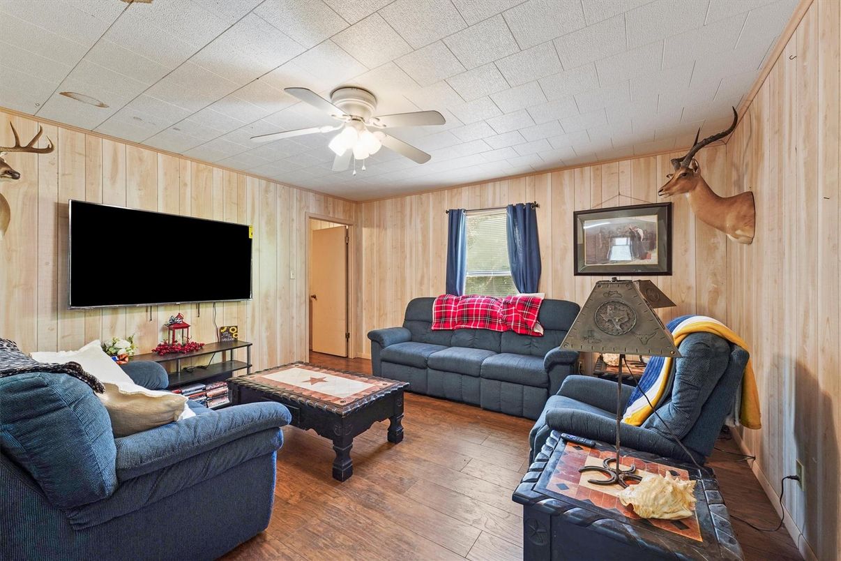 Interior, Living room, Wood Texture Flooring, Wooden Walls