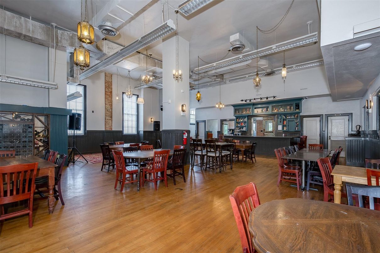 Chandelier, Dining room, Interior, Pendant Lights, Wood Texture Flooring