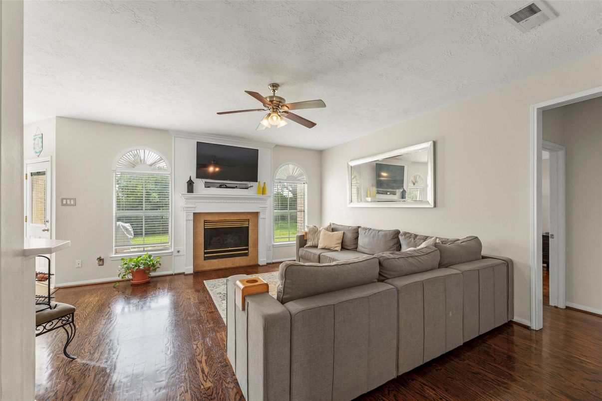Fireplace, Interior, Living room, Wood Texture Flooring