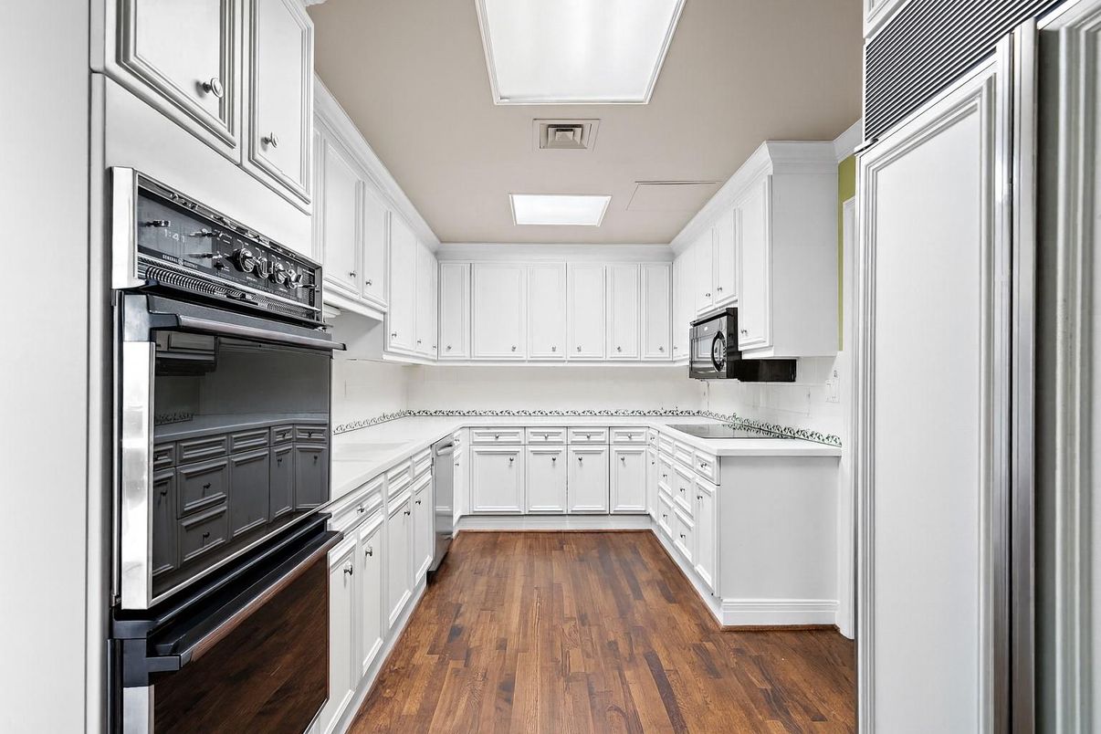 Interior, Kitchen, Wood Texture Flooring