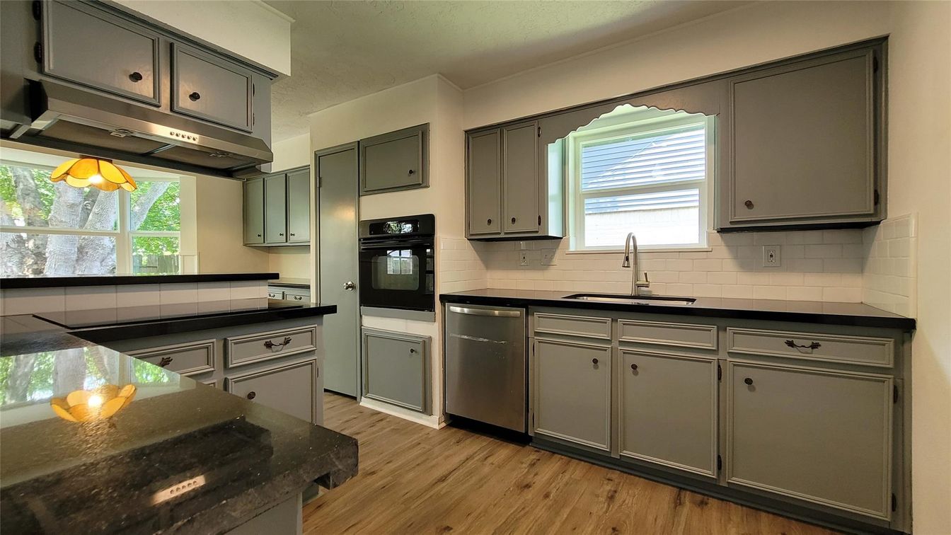 Interior, Kitchen, Wood Texture Flooring