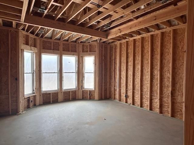 Empty room, Interior, Wooden Beams, Wooden Ceilings, Wooden Walls