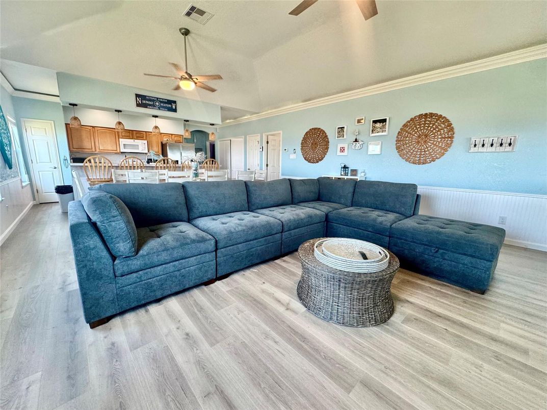 Interior, Kitchen, Living room, Wood Texture Flooring