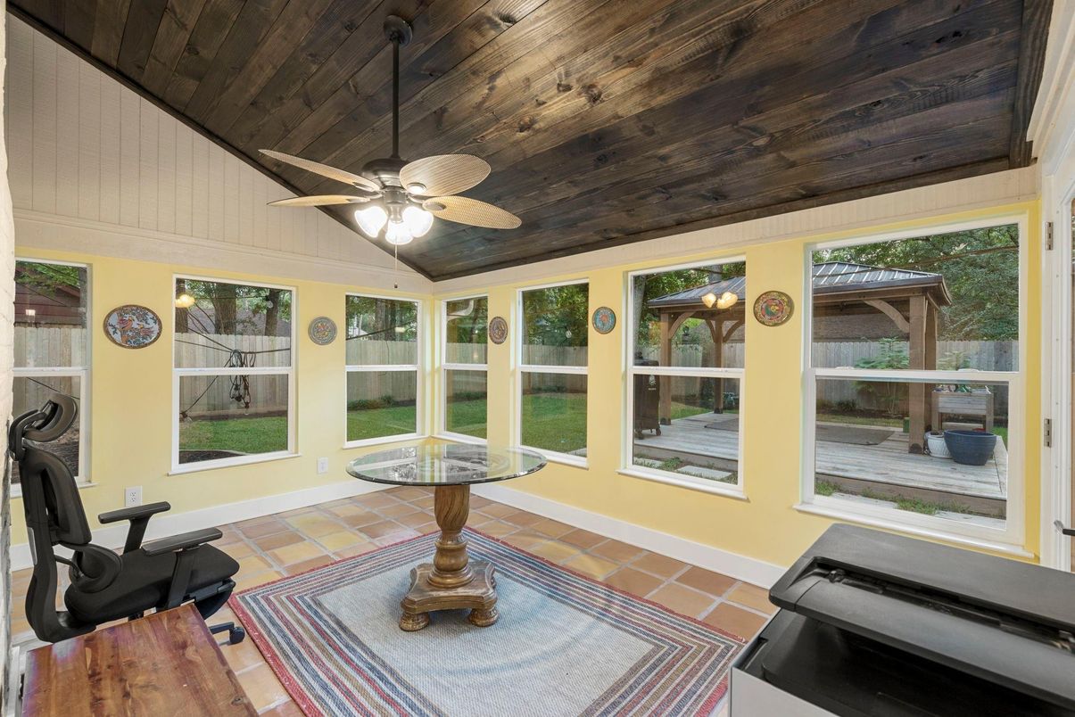 Interior, Sun Room, Wooden Ceilings