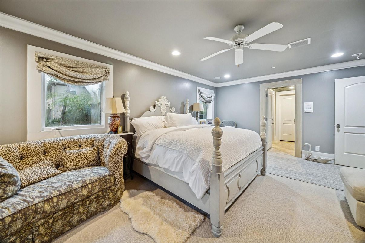 Bedroom, Interior, Recessed Lighting