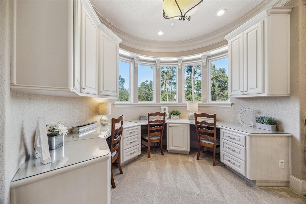 Home Office, Interior, Recessed Lighting