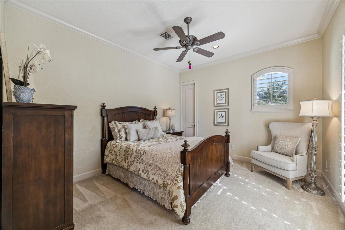 Bedroom, Interior, Recessed Lighting