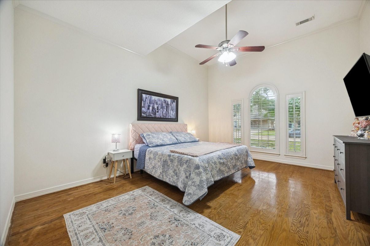 Bedroom, Interior, Wood Texture Flooring