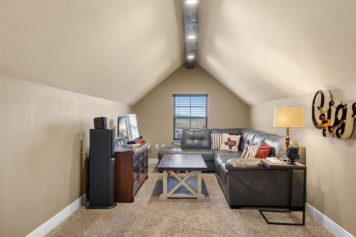 Interior, Living room, Recessed Lighting