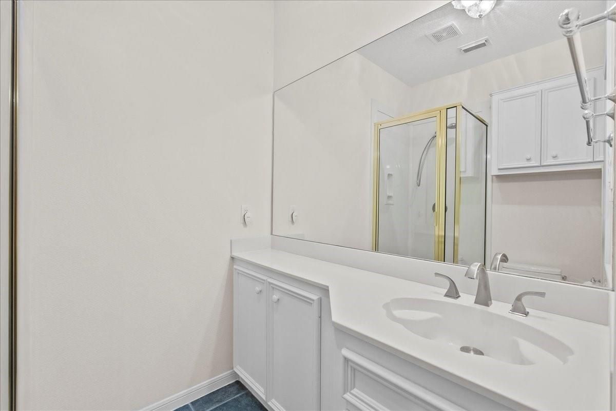 Bathroom, Dual Sink Vanities, Glass Shower, Interior