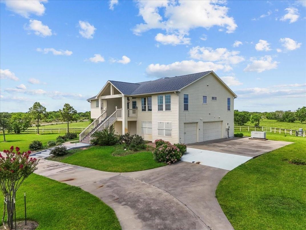 Attached, Backyard, Exterior, Facade, Farmhouse