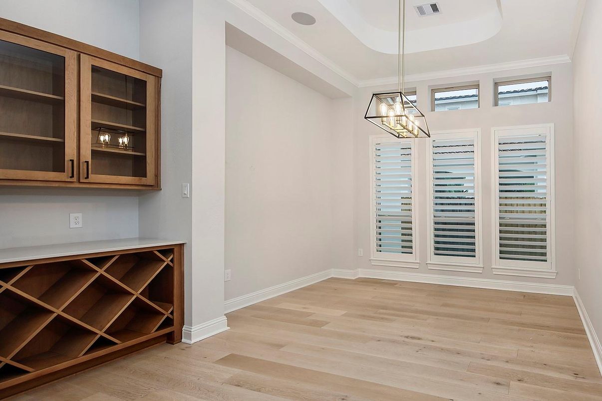 Interior, Pendant Lights, Wine Storage, Wood Texture Flooring