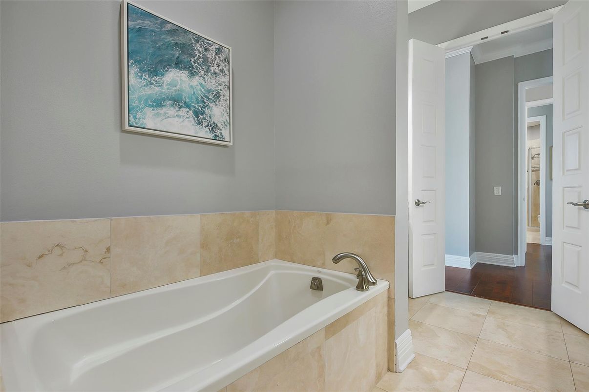 Bathroom, Interior, Wood Texture Flooring
