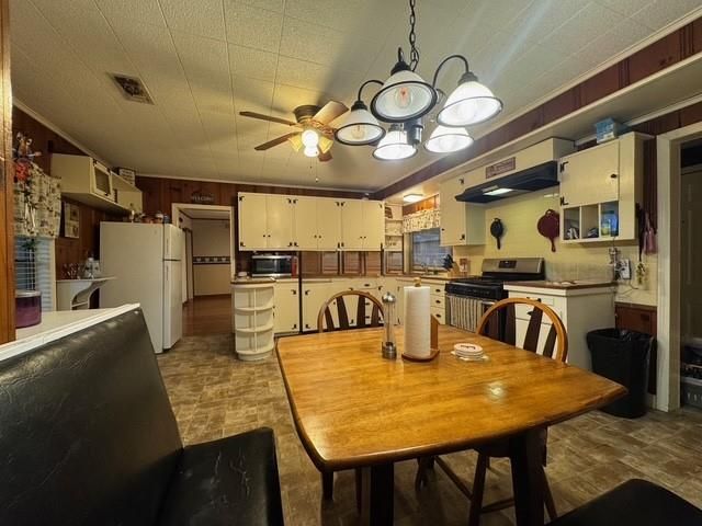 Dining room, Interior, Kitchen