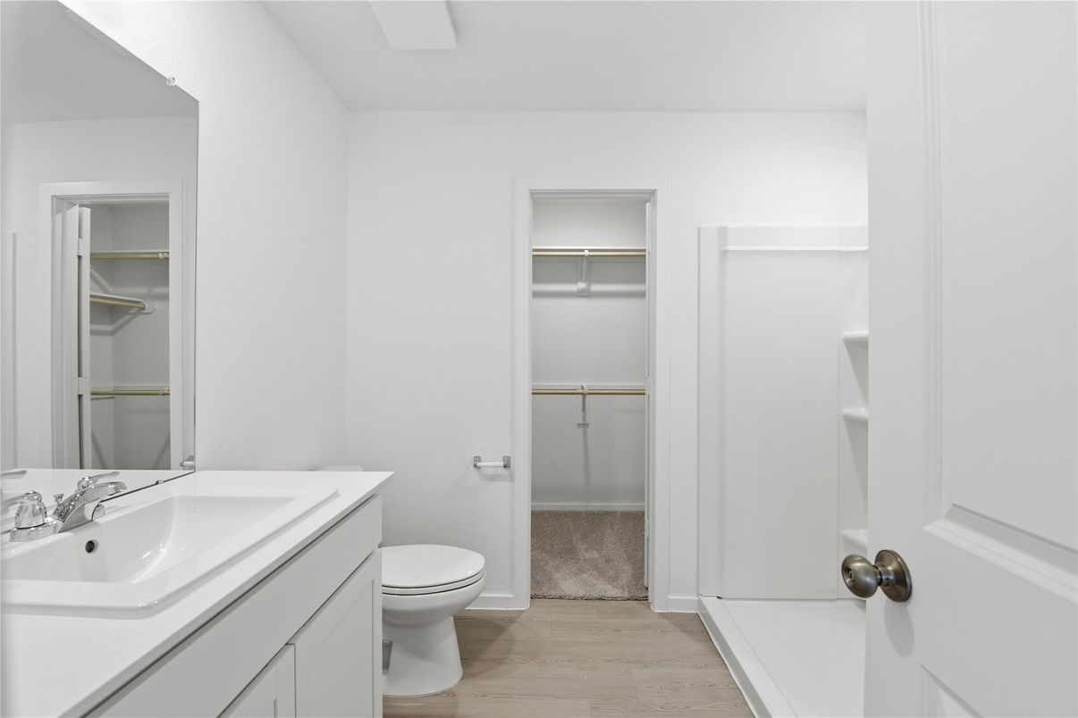Bathroom, Interior, Wood Texture Flooring