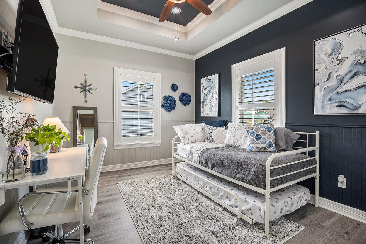 Home Office, Interior, Wood Texture Flooring