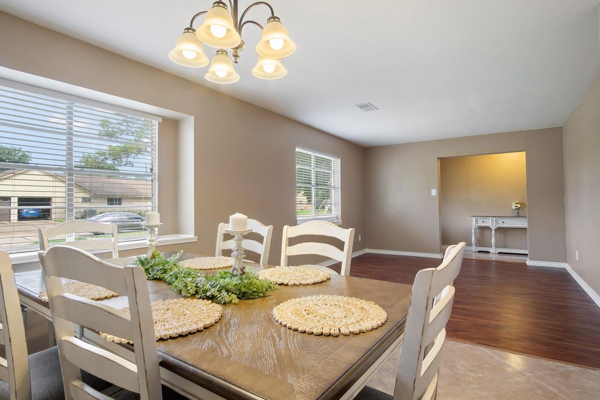 Dining room, Interior, Wood Texture Flooring