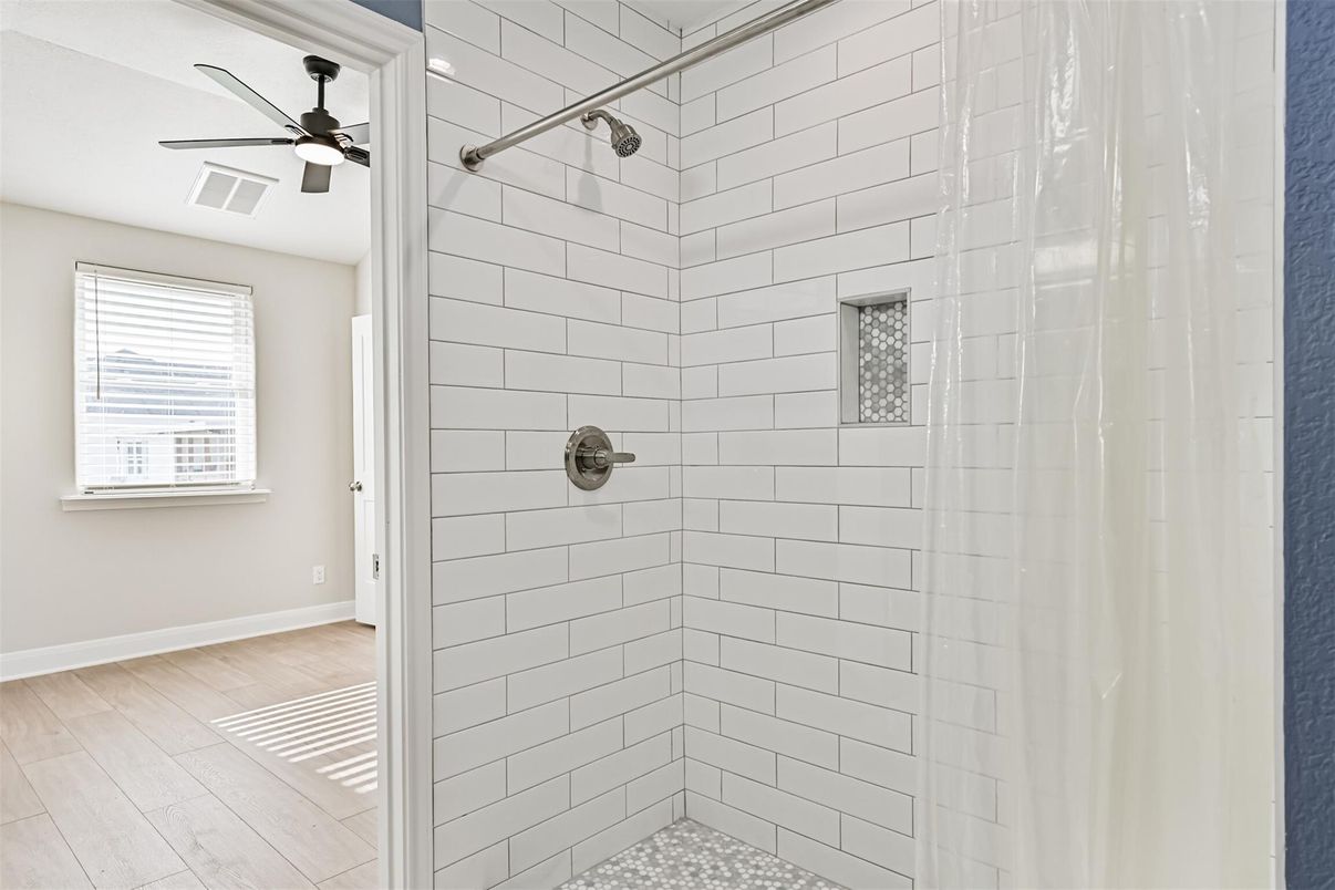 Bathroom, Interior, Wood Texture Flooring