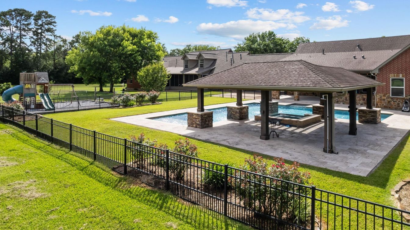 Backyard, Exterior, Playground, Pool