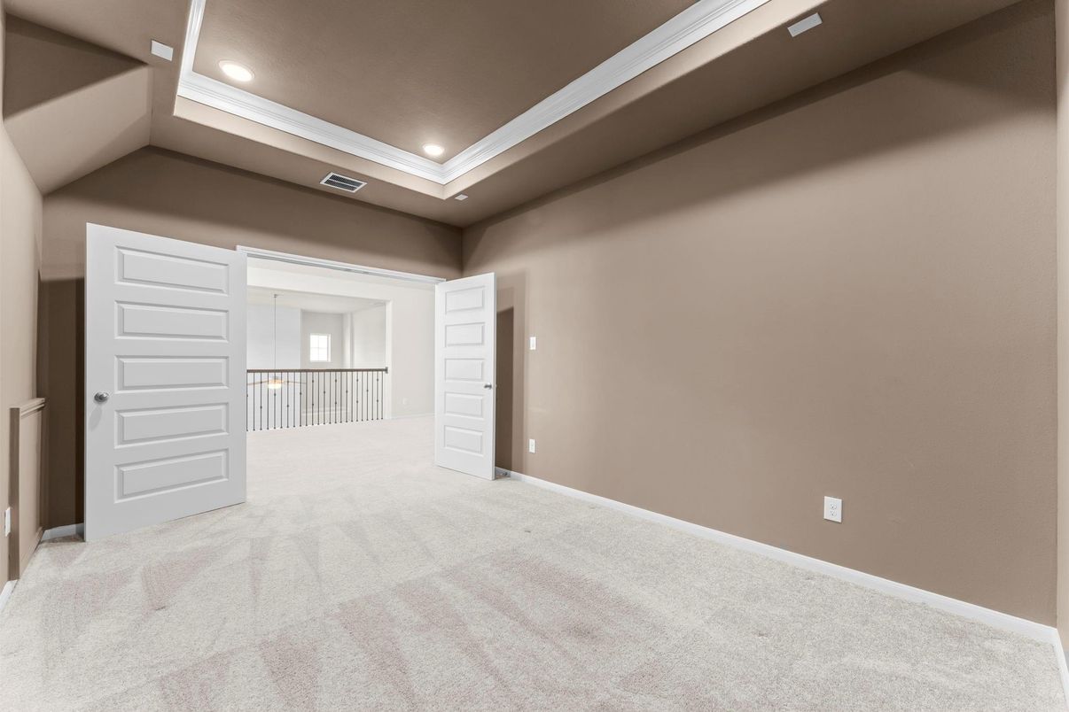 Empty room, Interior, Recessed Lighting