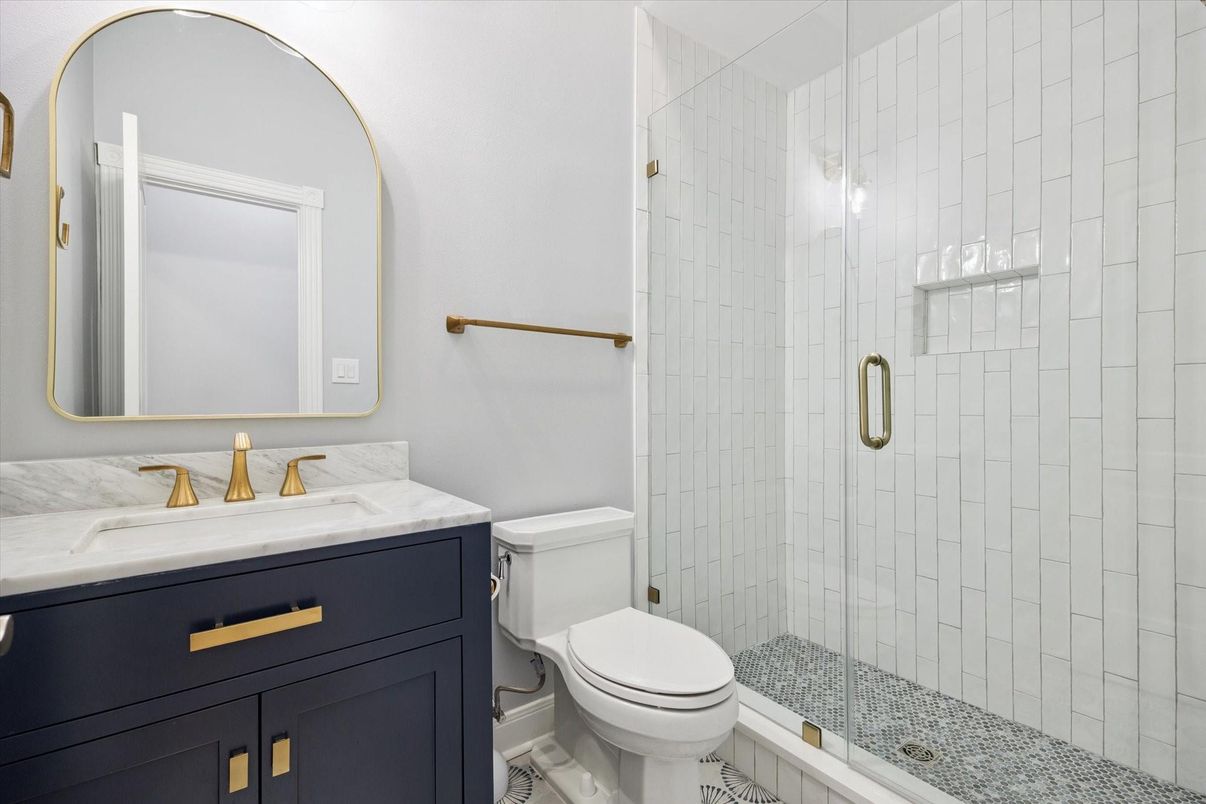 Bathroom, Glass Shower, Interior