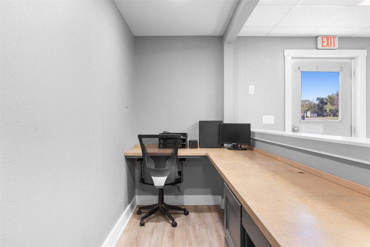 Home Office, Interior, Wood Texture Flooring