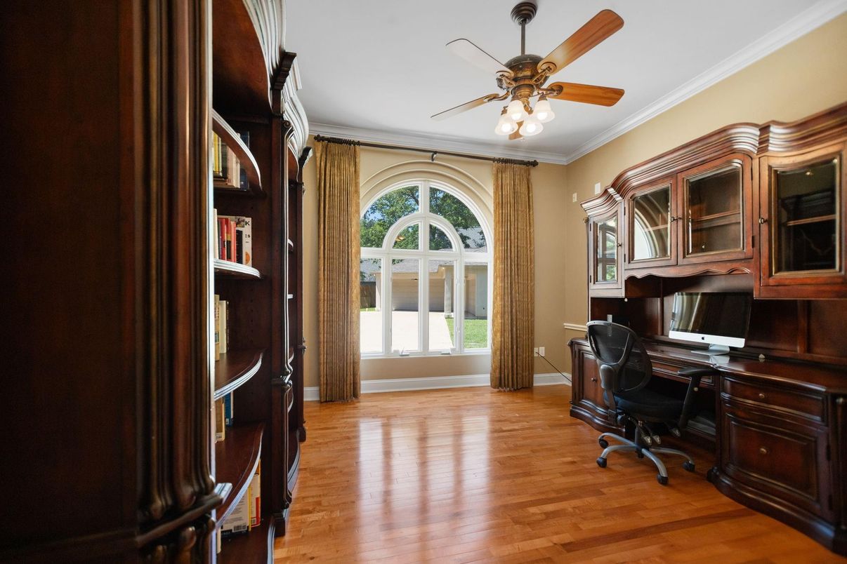 Home Office, Interior, Wood Texture Flooring