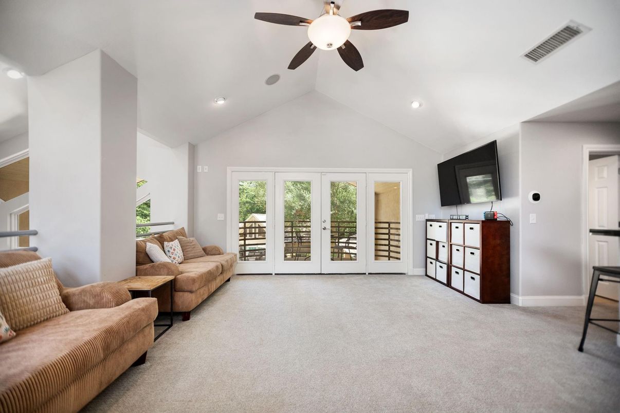 Interior, Living room, Recessed Lighting