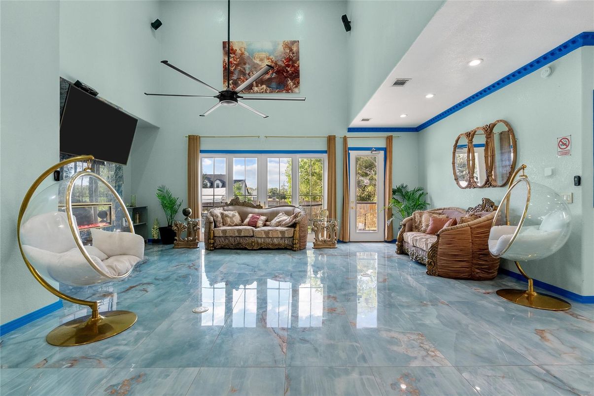 Interior, Marble, Recessed Lighting