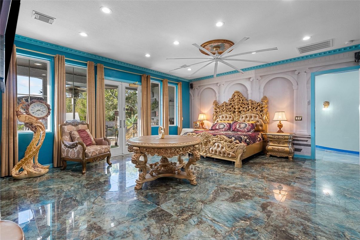 Bedroom, Interior, Recessed Lighting