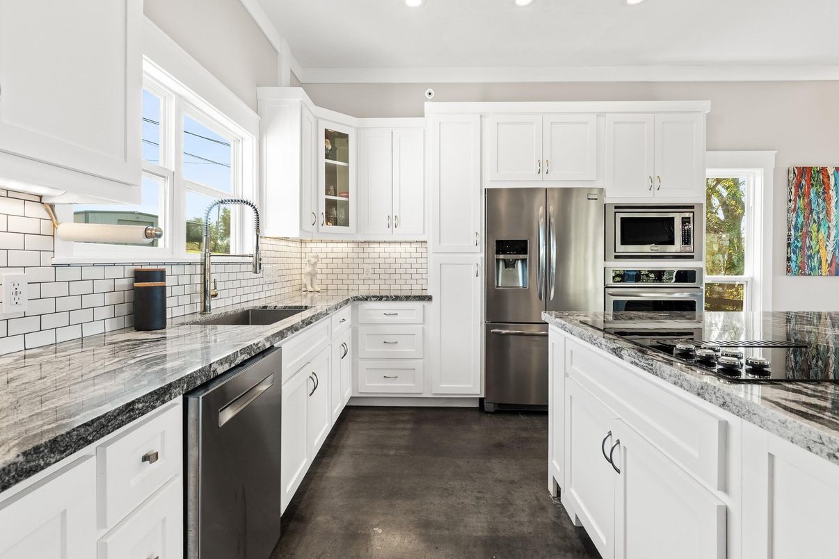 Interior, Kitchen, Recessed Lighting, Stainless Steel Appliances
