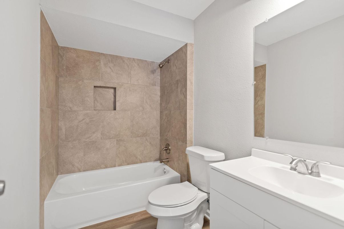 Bathroom, Interior, Wood Texture Flooring