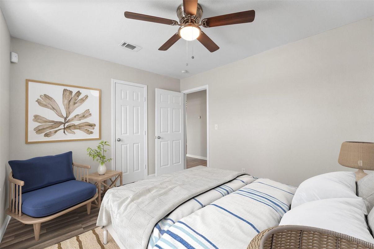 Bedroom, Interior, Wood Texture Flooring