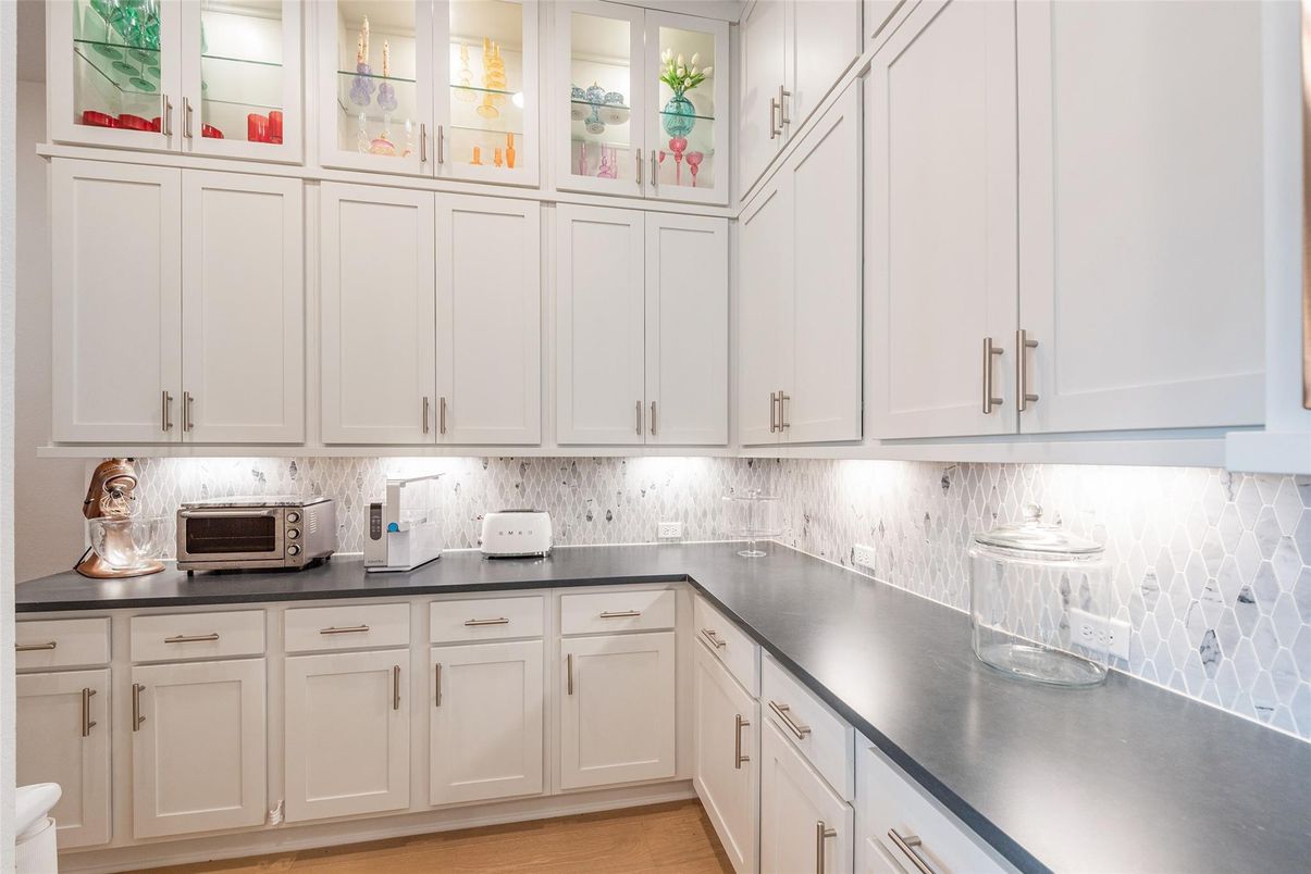 Interior, Kitchen, Wood Texture Flooring