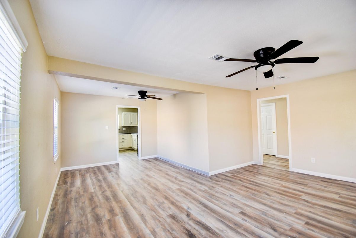 Empty room, Interior, Wood Texture Flooring