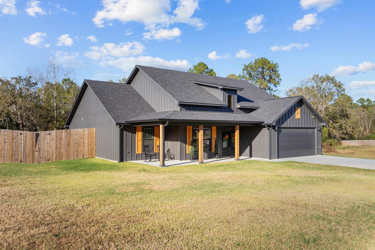 Attached, Backyard, Exterior, Facade, Farmhouse