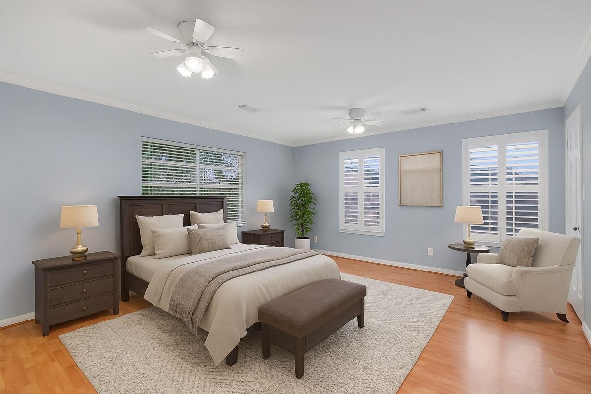 Bedroom, Interior, Wood Texture Flooring