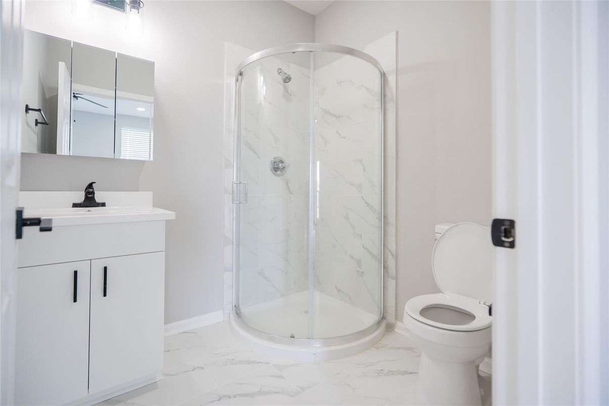 Bathroom, Glass Shower, Interior, Marble, Marble Walls