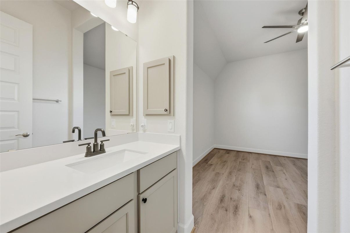 Bathroom, Interior, Wood Texture Flooring