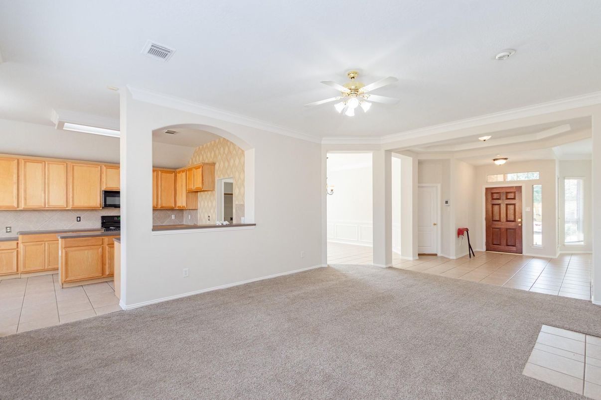 Empty room, Interior, Kitchen
