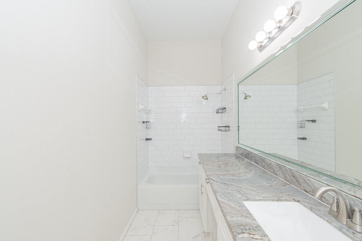 Bathroom, Glass Shower, Interior, Marble