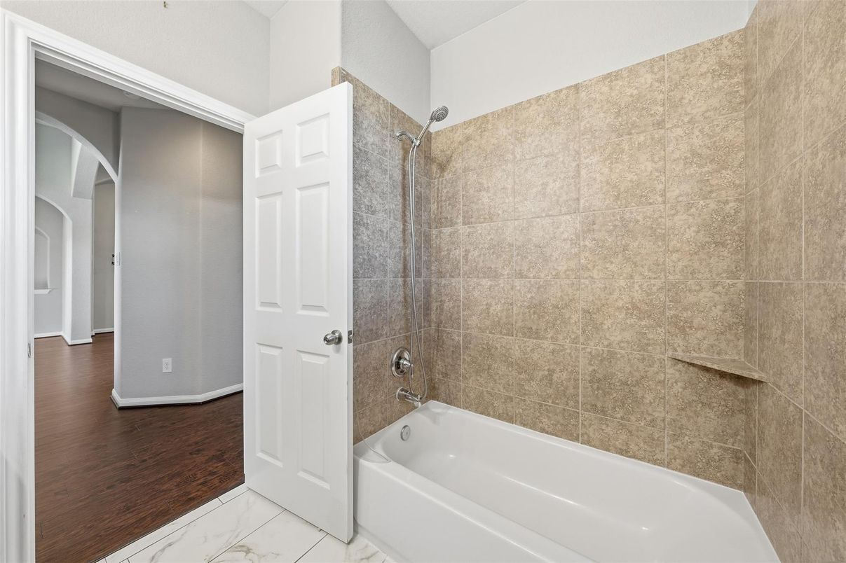Bathroom, Interior, Marble, Wood Texture Flooring