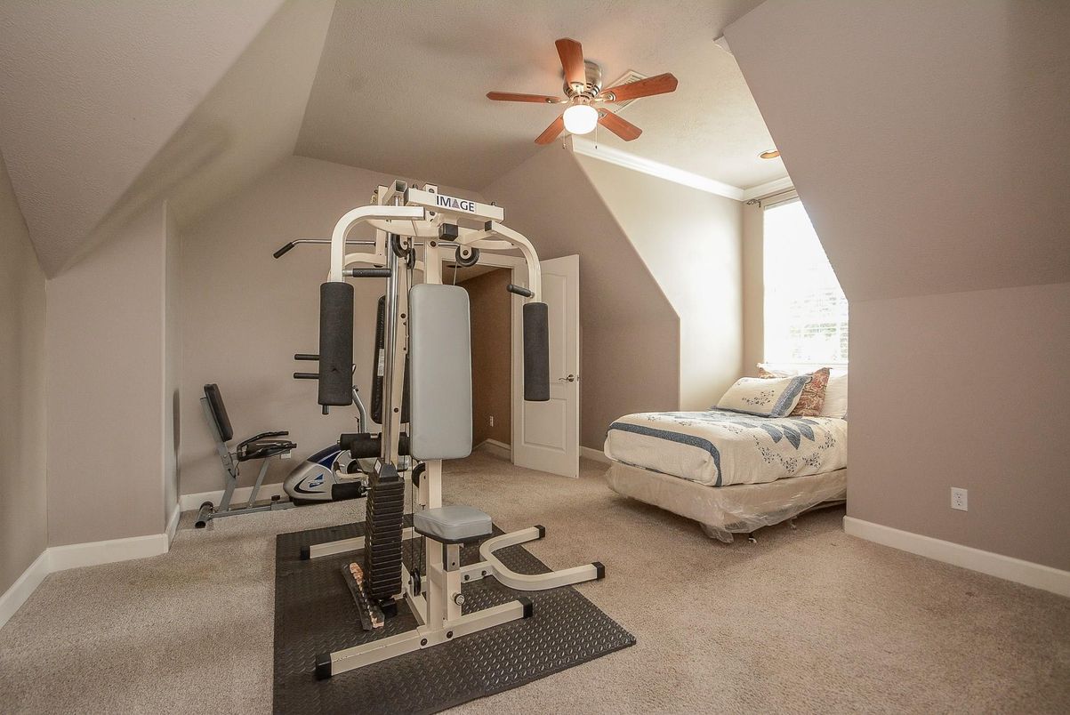 Bedroom, Fitness Equipment, Interior