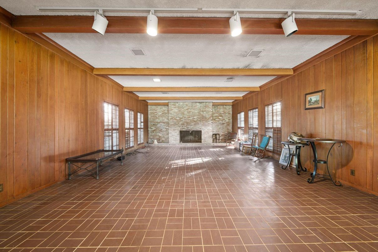 Fireplace, Interior, Stone Walls, Wooden Beams, Wooden Walls