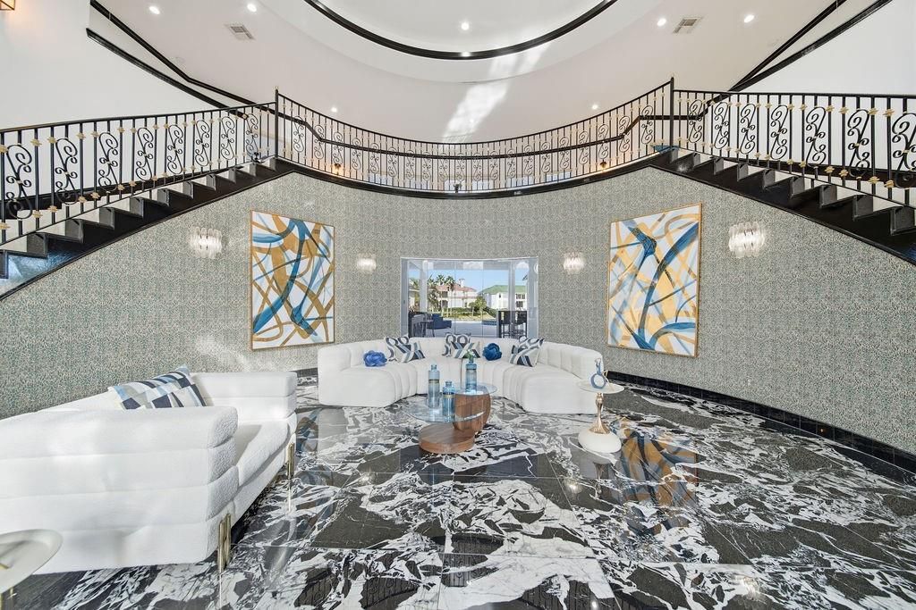 Interior, Living room, Recessed Lighting