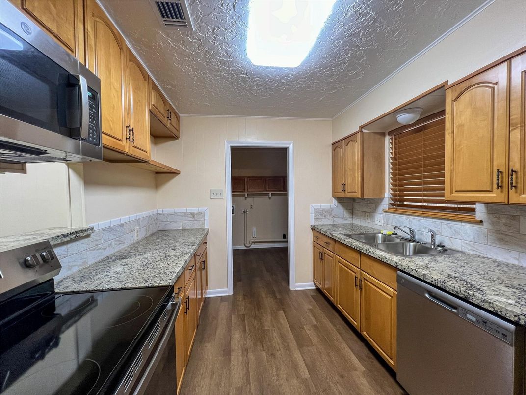 Interior, Kitchen, Wood Texture Flooring